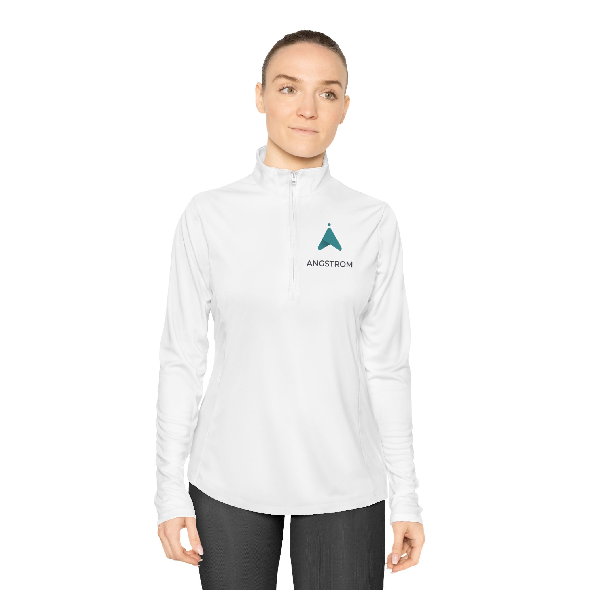 Ladies Quarter-Zip Pullover - Angstrom
