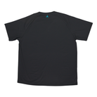 Black athletic t-shirt, back view