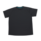 Black athletic t-shirt, front view