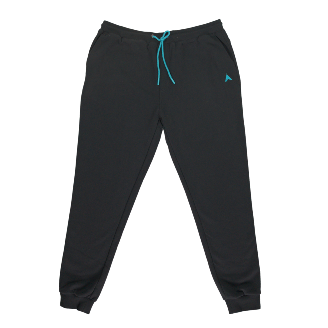 Black sweatpants, front view