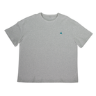 Gray cotton t-shirt, front view